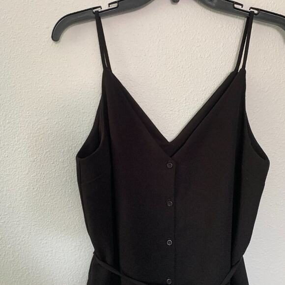 Top Shop Black Sleeveless Romper - Picture 4 of 13